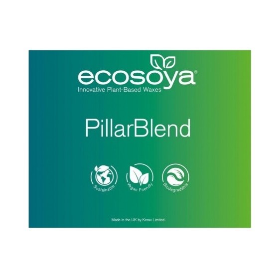 Žvakių gamyba - Sojų vaškas  ECOSOYA Pillar Blend-5