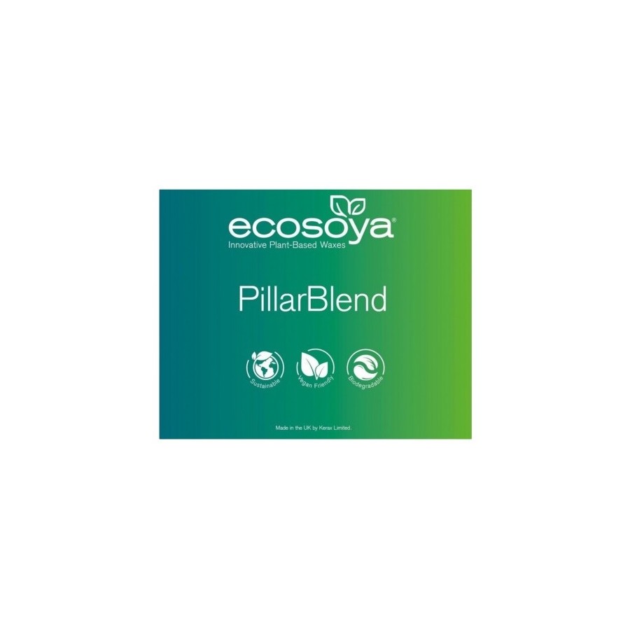 Žvakių gamyba - Sojų vaškas  ECOSOYA Pillar Blend-5