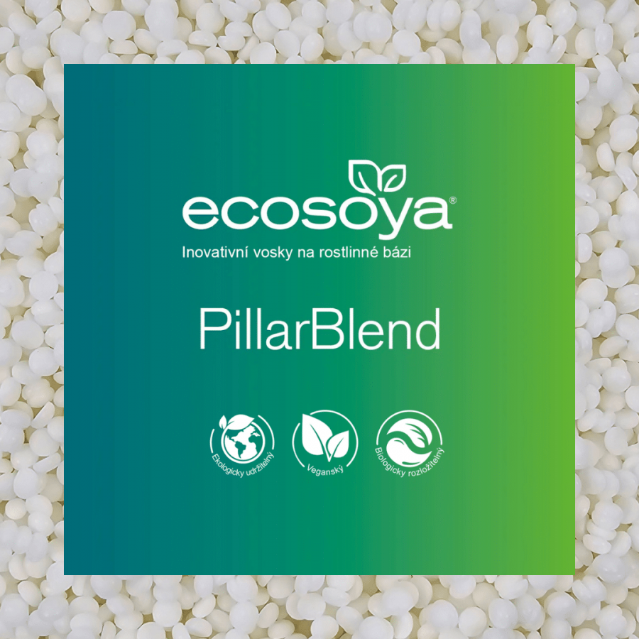 Žvakių gamyba - Sojų vaškas  ECOSOYA Pillar Blend-1