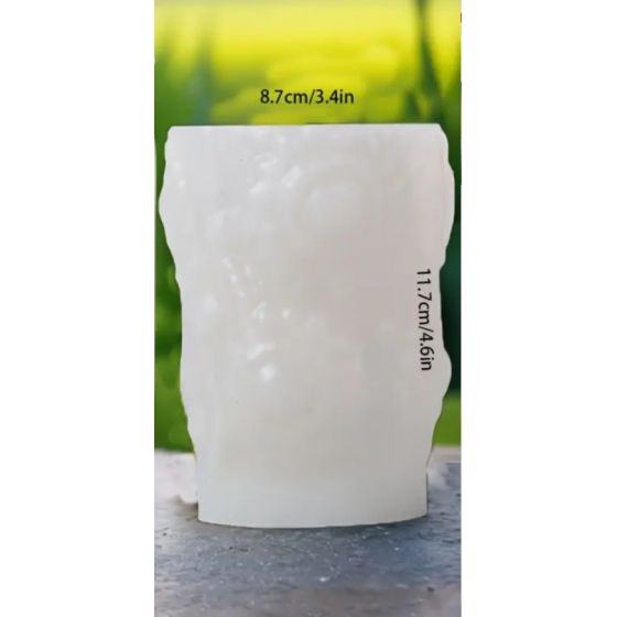 Silikoninė  žvakės forma Gėlė 2442