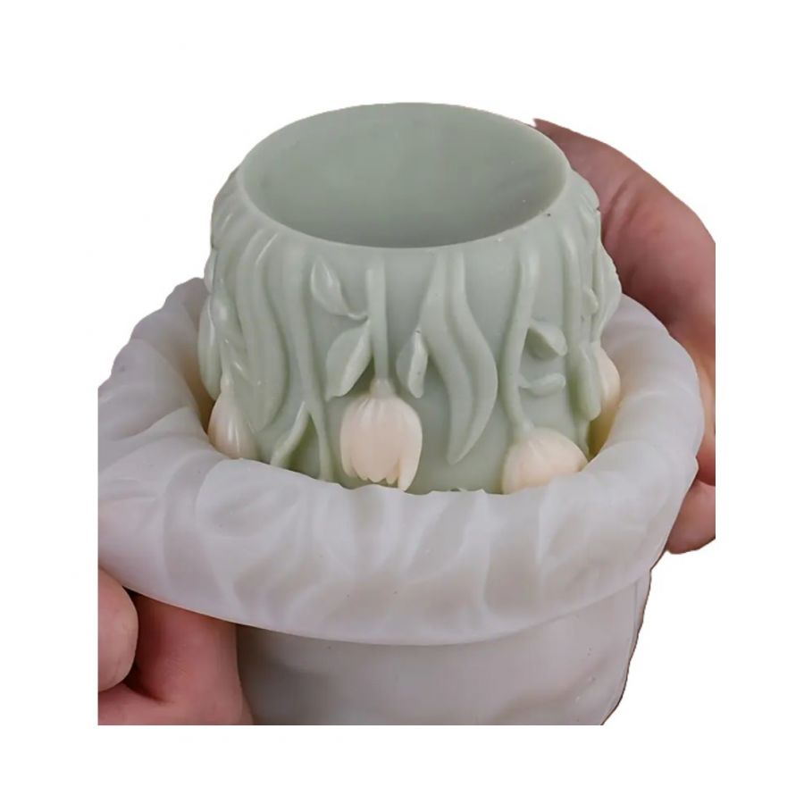 Silikoninė  žvakės forma Gėlė 2582-3