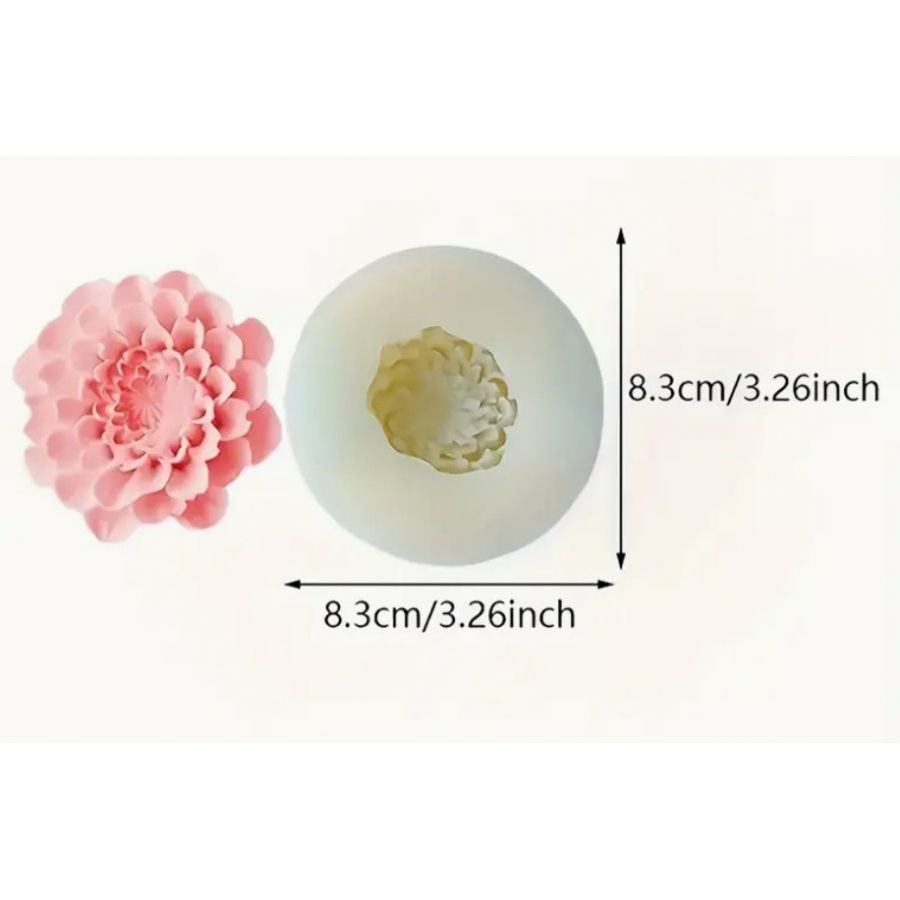 Silikoninė  muilo-žvakės forma Gėlė 2600-2