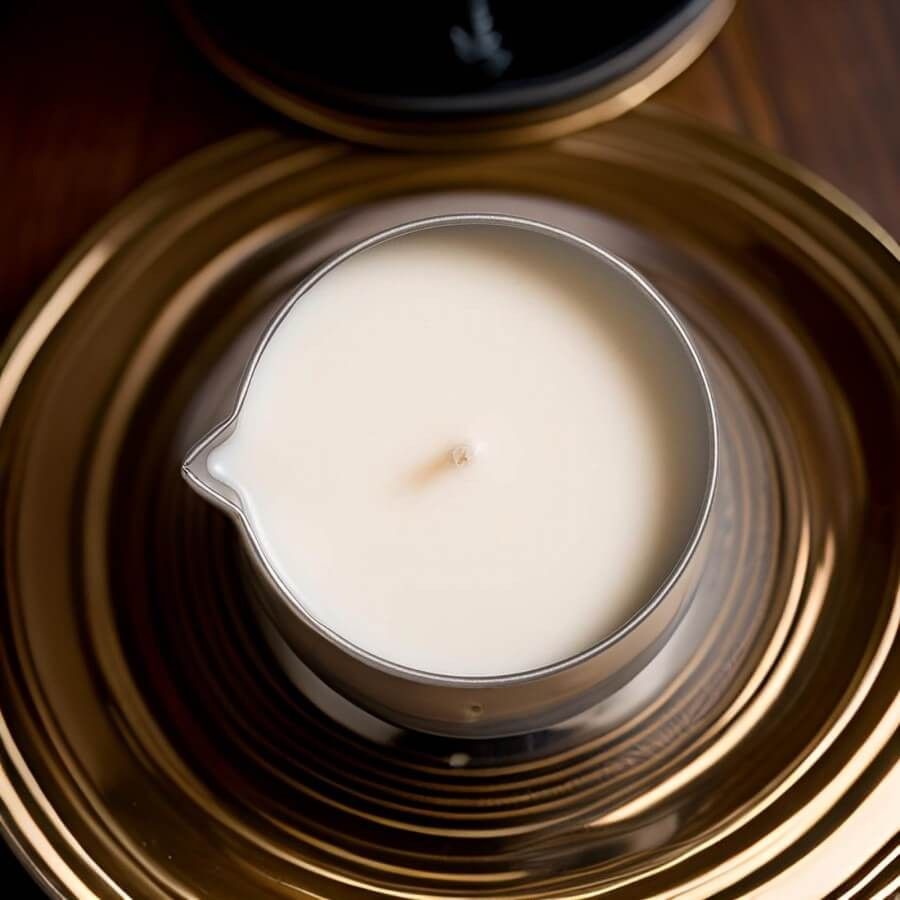 Žvakės gamybos Receptas - masažinė žvakė Šokoladas