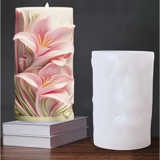 Silikoninė  žvakių forma LILIJA 2672