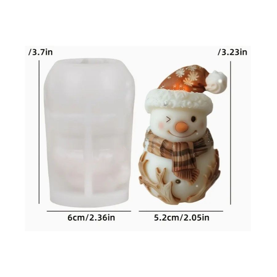 Silikoninė  forma Sniego senis 2649