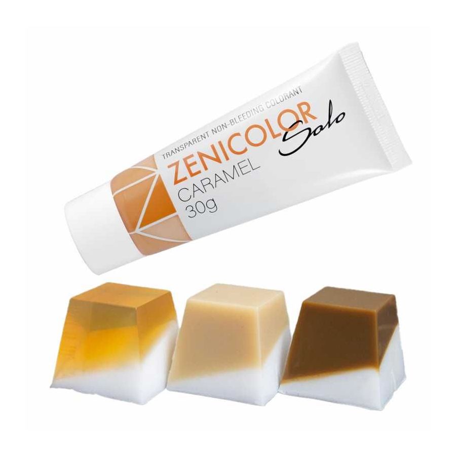 Nemigruojantys Caramel spalvos muilo dažai 30g muilo bazei