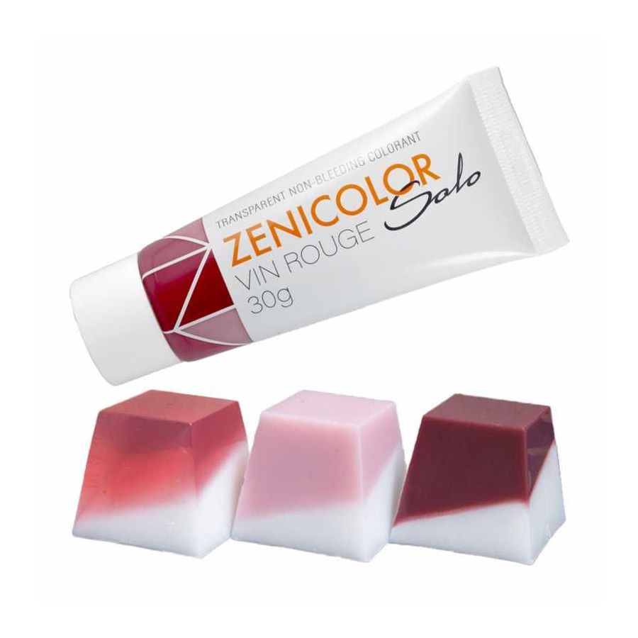 Nemigruojantys Vin Rouge spalvos muilo dažai 30g muilo bazei