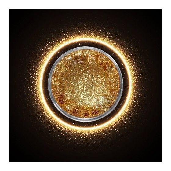 Auksinės spalvos blizgučiai 3g