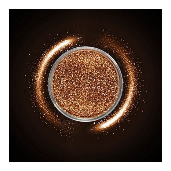 Bronzos spalvos blizgučiai 3g