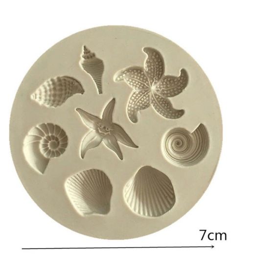 Silikoninė forma - Kriauklytės mini 1883