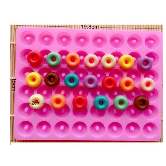 Silikoninė forma papuošimui mini spurgytės 2003