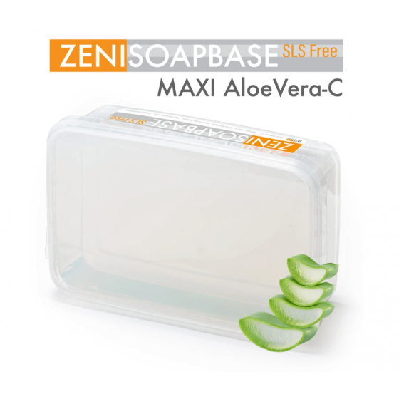 Skaidri muilo bazė su Aloe Vera SLS Free ZENI MAXI Aloe Vera-C