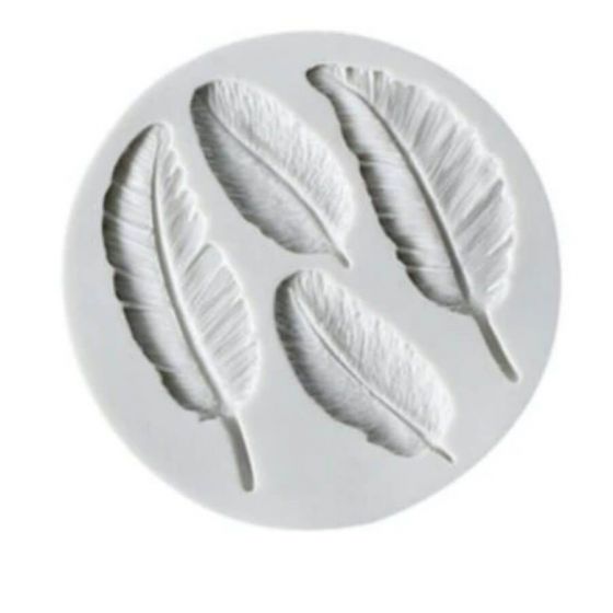 Silikoninė forma - mini plunksnų rinkinys 2060