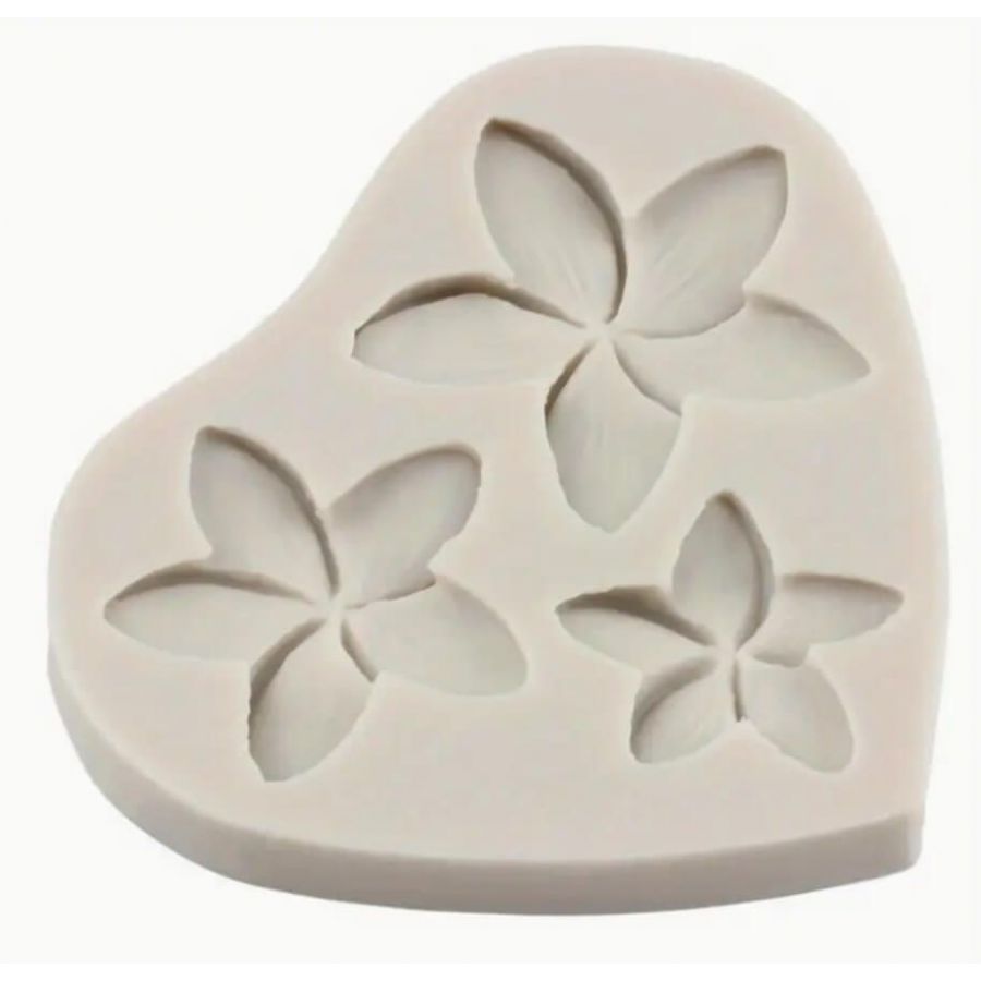 Silikoninė forma - mini Frangipani gėlyčių rinkinys 2575