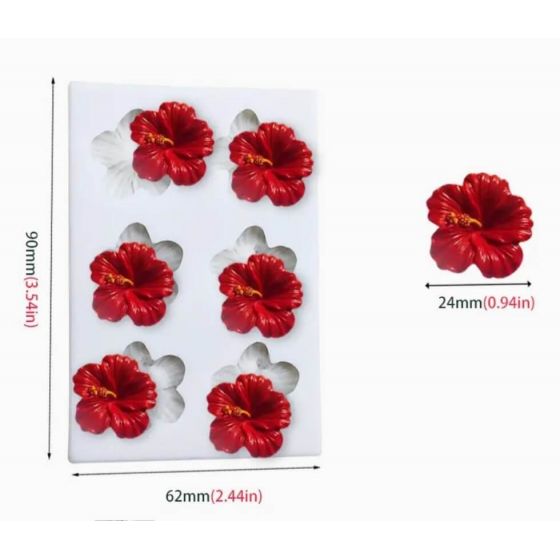 Silikoninė forma - mini gėlyčių rinkinys 2580