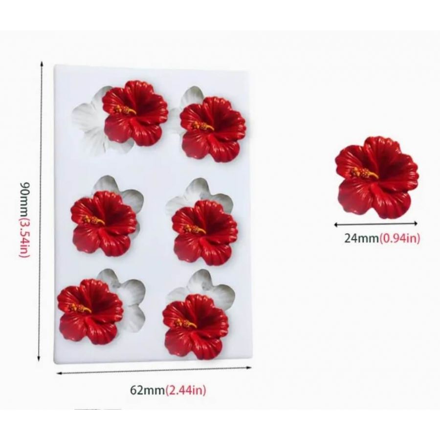 Silikoninė forma - mini gėlyčių rinkinys 2580