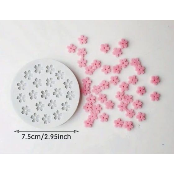 Silikoninė forma - mini gėlyčių rinkinys 2581