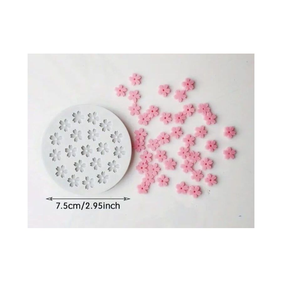 Silikoninė forma - mini gėlyčių rinkinys 2581