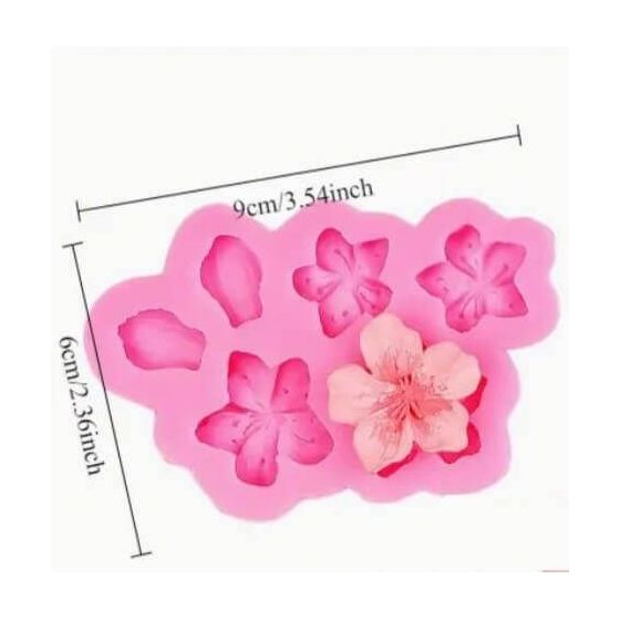 Silikoninė forma - mini gėlyčių rinkinys 2621