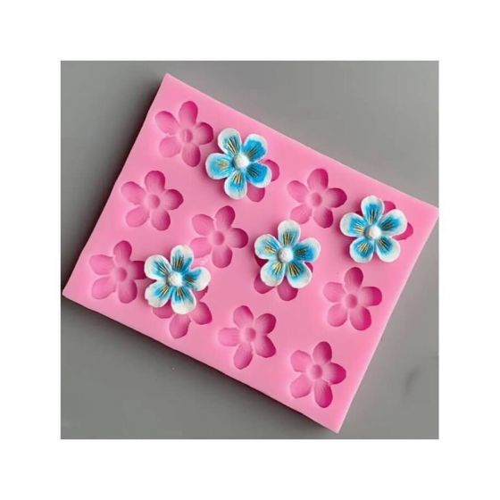 Silikoninė forma - mini gėlyčių rinkinys 2645