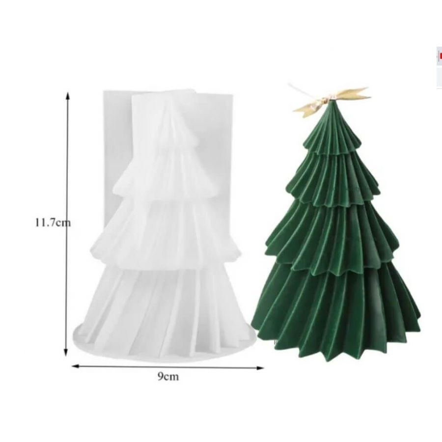 Silikoninė žvakės forma - Kalėdos  2364