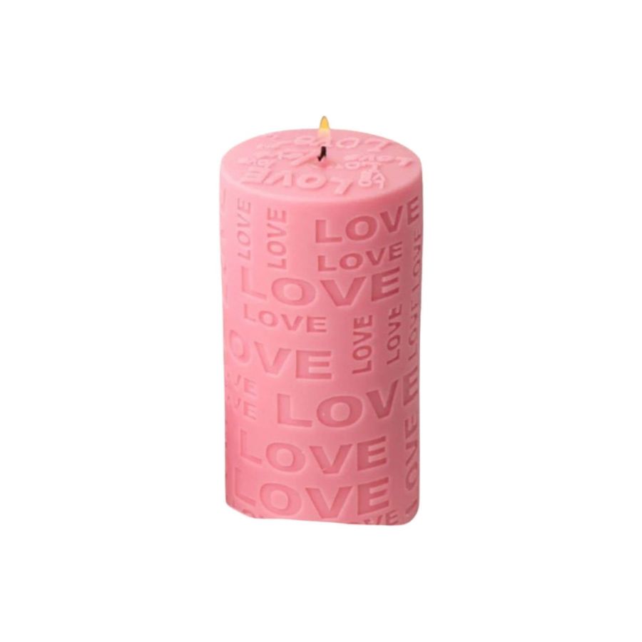 Silikoninė žvakės forma - Love 2411