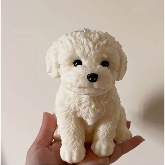 Silikona sveču ziepju veidne - Puppy 2623