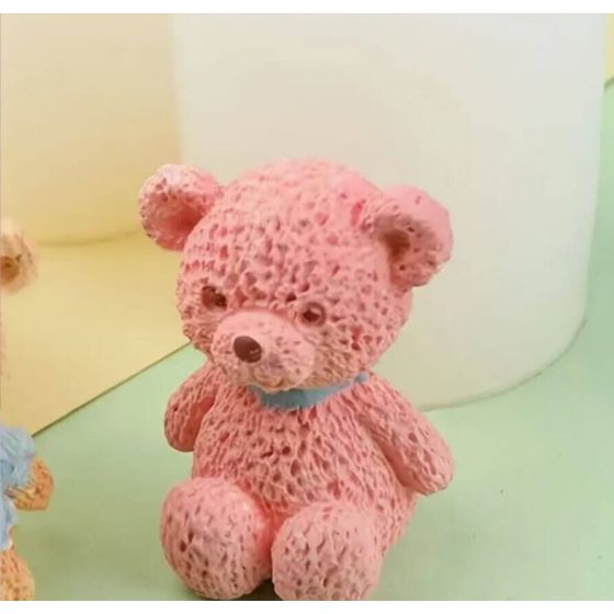 Silikoninė žvakės muilo forma - Meškutis 2624