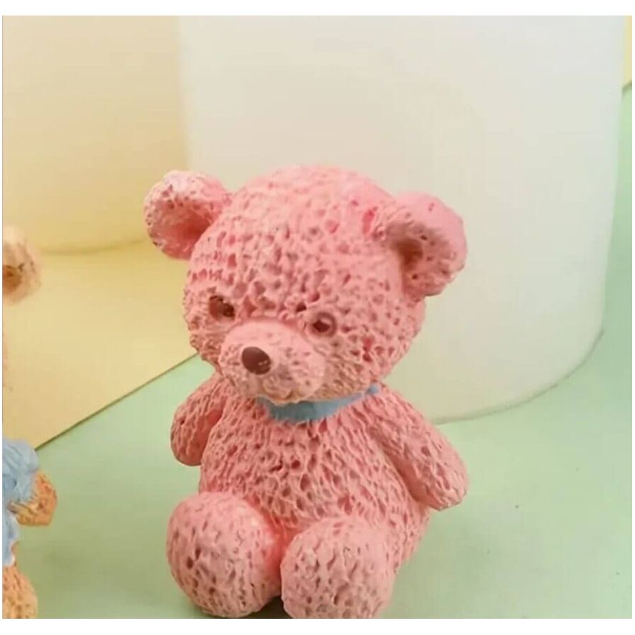 Silikoninė žvakės muilo forma - Meškutis 2624