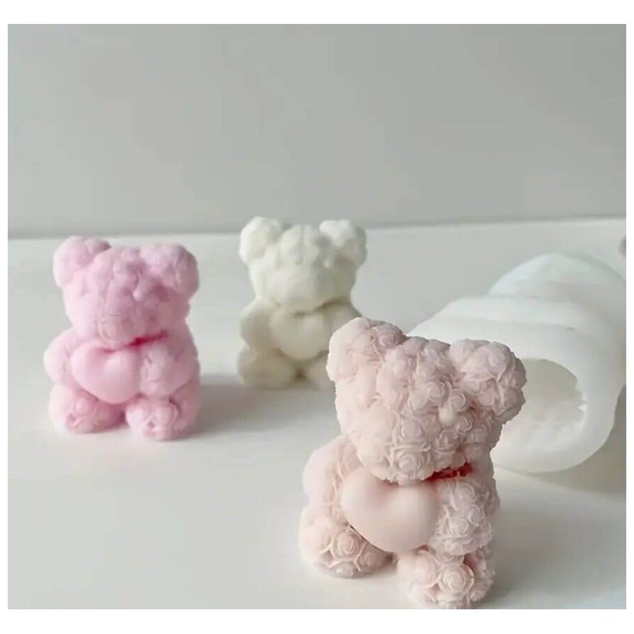 Silikoninė žvakės forma - Meškutis 2625