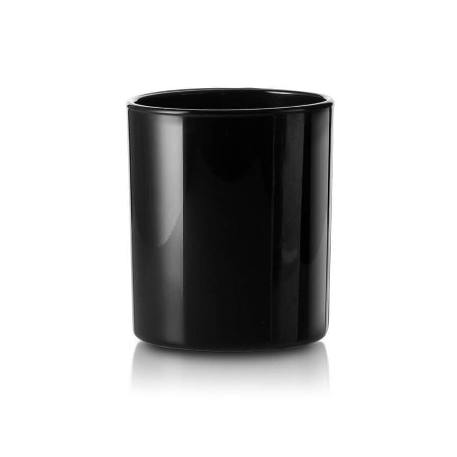 Juodas blizgus indas 485ml žvakių gamybai