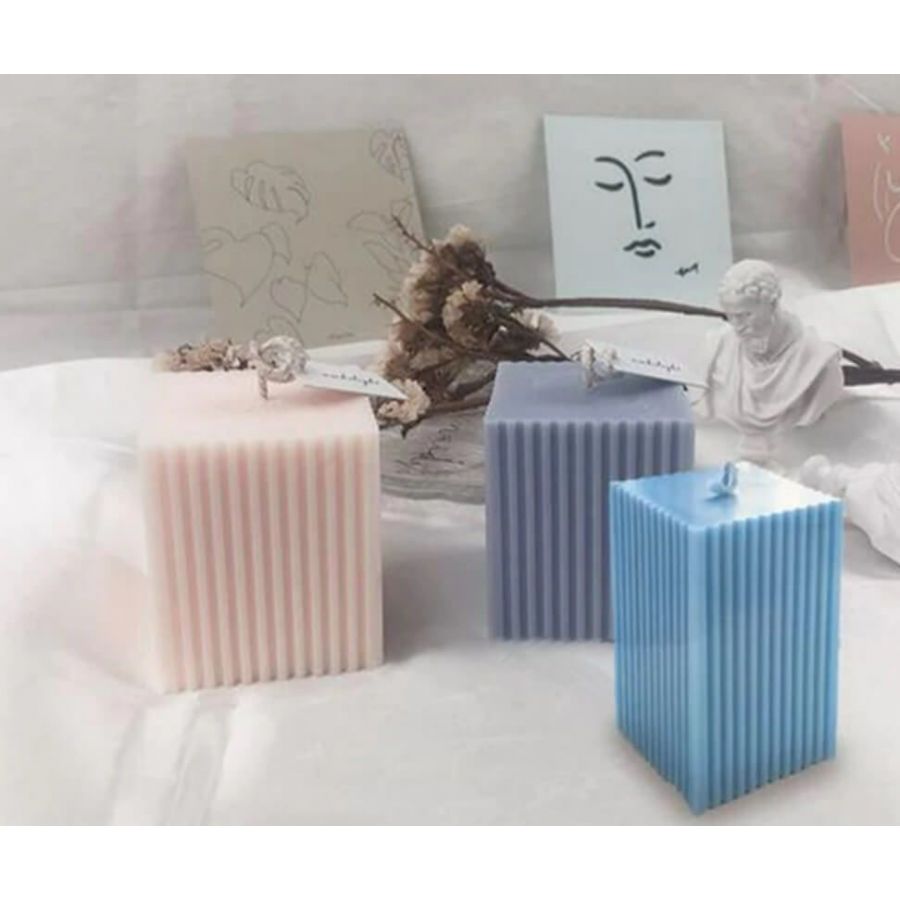 Plastikinė forma pastatomai žvakei 50 x 85mm Nr.6