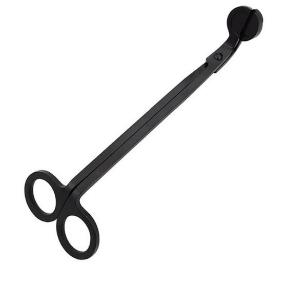 Žirklės žvakių priežiūrai (juodos)