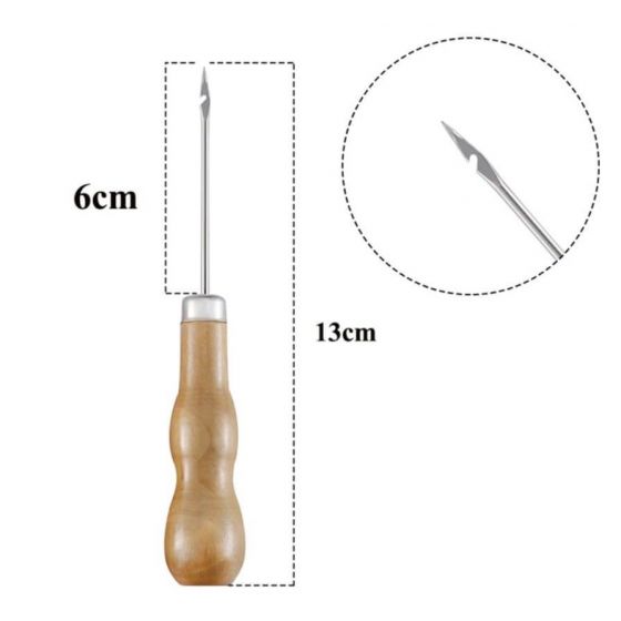 Dagčių vėrimo įrankis...