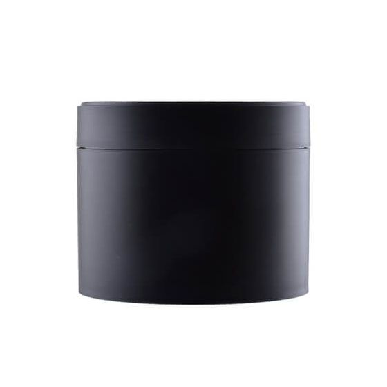 300 ml juodas plastiko indelis