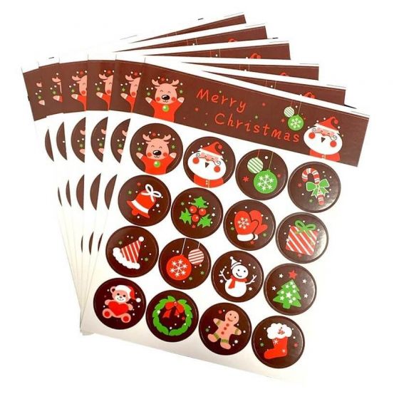 Kalėdiniai lipdukai Nr.1