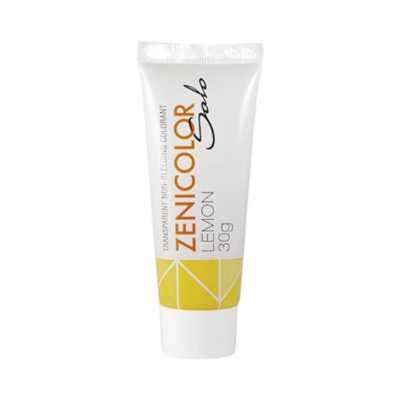 Skaidrūs (NEMIGRUOJANTYS) muilo bazės dažai ZENI COLOR SOLO LEMON 30g