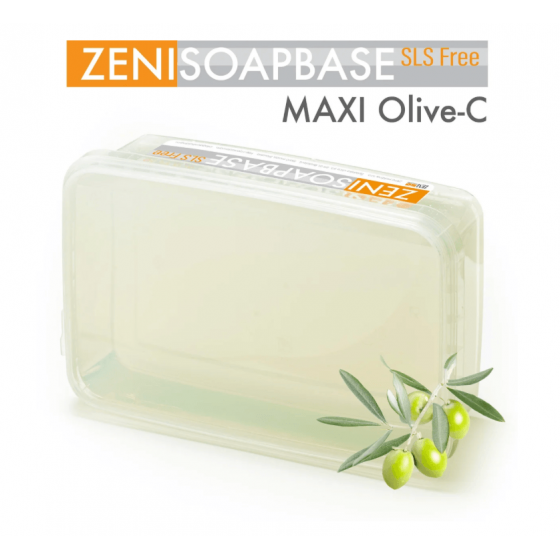 Skaidri muilo bazė su alyvuogių aliejumi SLS Free ZENI MAXI Olive-W .png