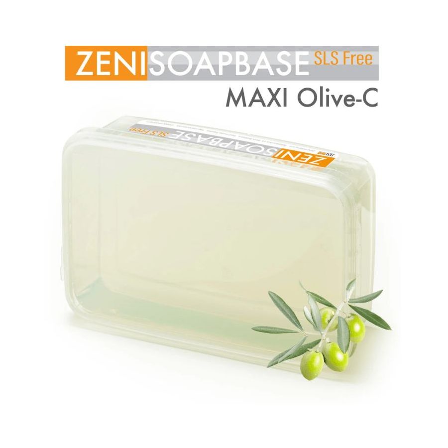 Skaidri muilo bazė su alyvuogių aliejumi (SLS Free) – ZENI MAXI Olive-C