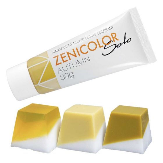 Skaidrūs (NEMIGRUOJANTYS) muilo bazės dažai ZENI COLOR SOLO AUTUMN 30g.