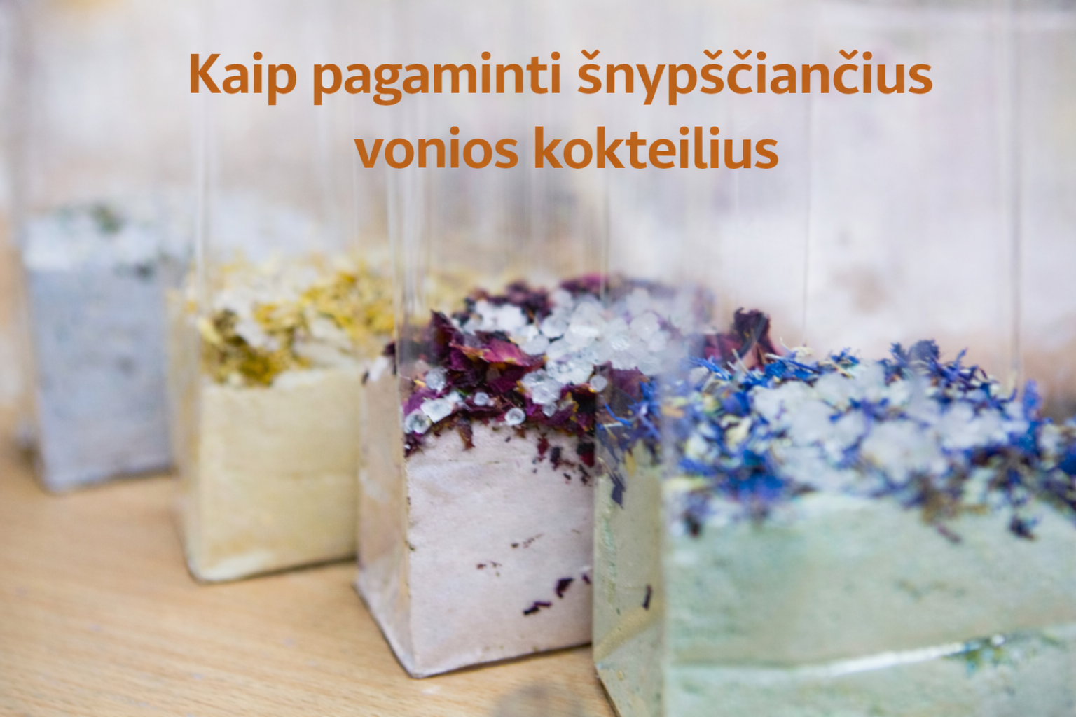 Šnypščiantys vonios kokteiliai – DIY vonios burbulai